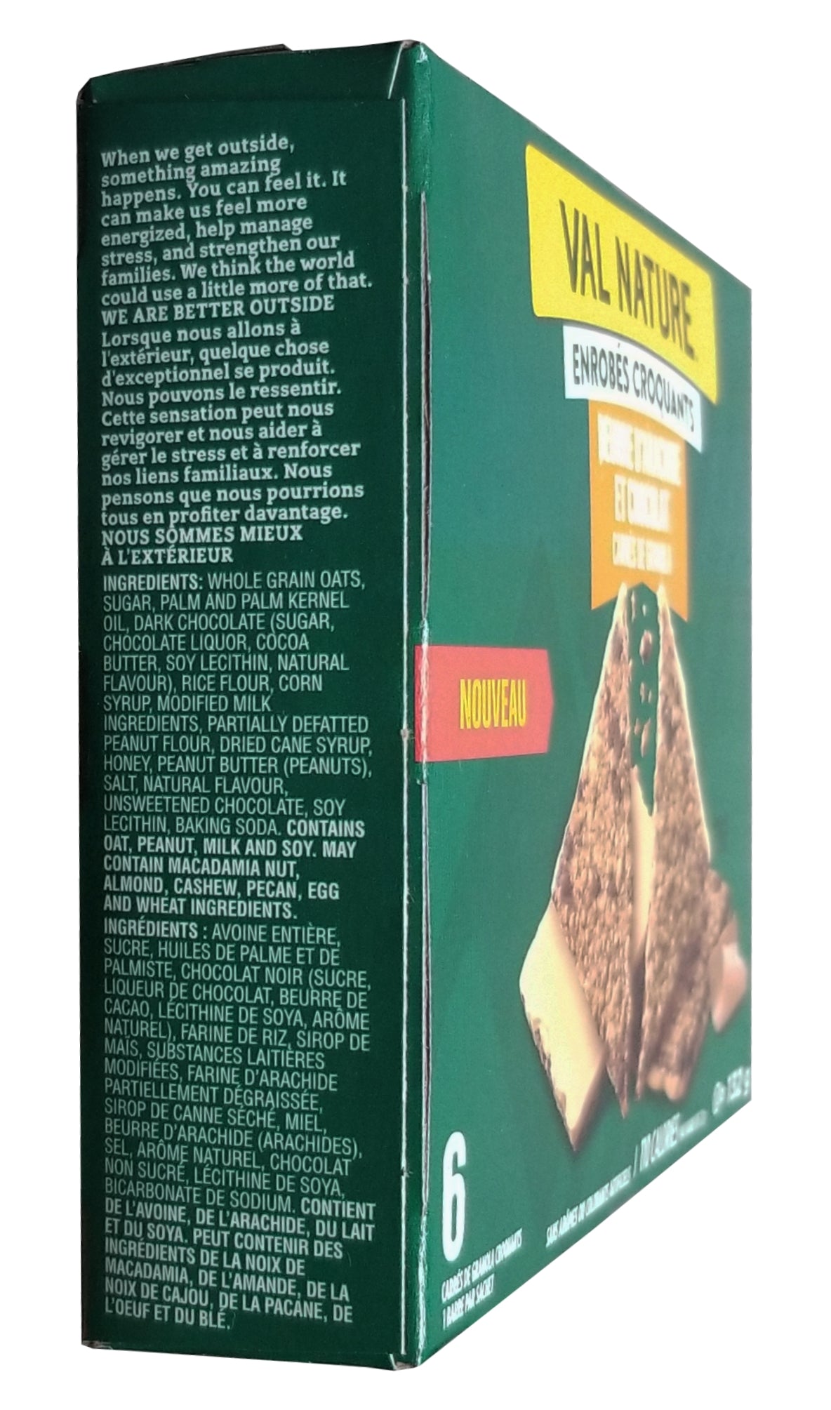 Nature Valley Crunchy Dipped Peanut Butter Chocolate Granola Squares, 132g/4.6 oz